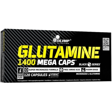 Glutamine 1400 Mega Caps 120 caps