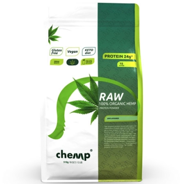 Raw 100% Organic Hemp 510 gr Unflavoured/Άγευστη