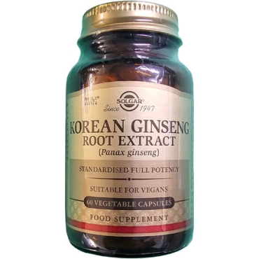Korean Ginseng Root Extract 60 veg. caps