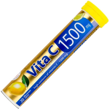 Vita C 1500 mg 20 effervescent tablets Lemon