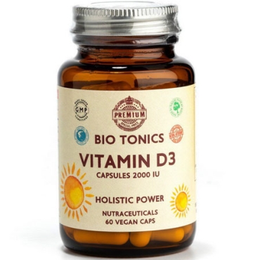 Vitamin D3 2000 IU 60 veg. caps