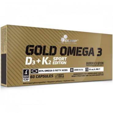 Gold Omega 3 D3 + K2 Sport Edition 60 caps