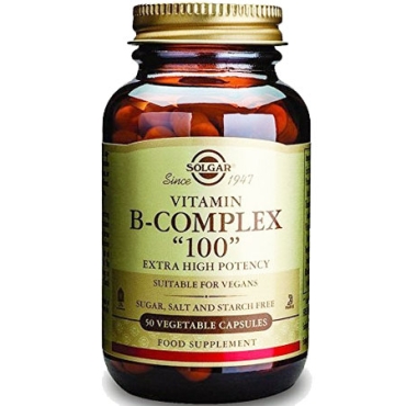 Vitamin B-Complex 100, 50 veg caps