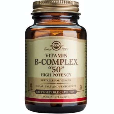Vitamin B-Complex 50, 100 veg. caps