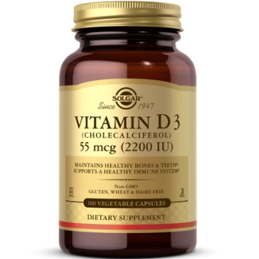 Vitamin D3 2200 IU 100 veg. caps