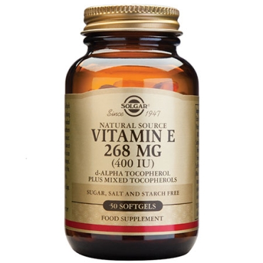 Vitamin E Natural 268 mg (400 IU) 50 softgels