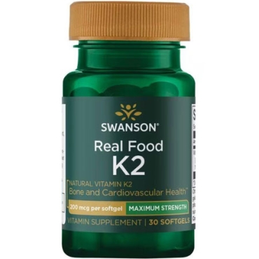 Real Food Vitamin K2 200 mg 30 caps
