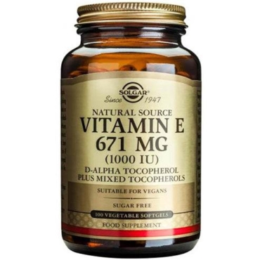 Vitamin E 1000 IU, 100 softgels