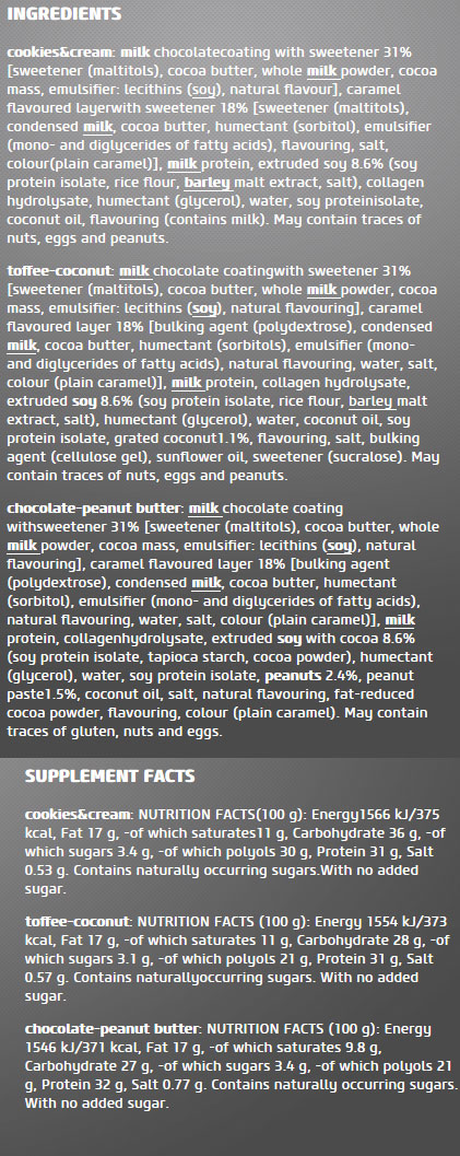 Biotech USA Πρωτεϊνικές Σοκολάτες - Μπάρες - Μπισκότα Crush Bar 12 x 64 gr 