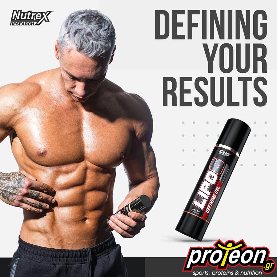 Nutrex Research Θερμογεννετικοί Λιποδιαλύτες - Fat Burners Lipo-6 Defining Gel 
