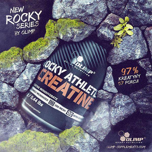 olimp Sport Nutrition Κρεατίνες Rocky Athletes Creatine 200 gr