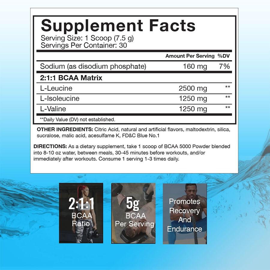 RSP Nutrition Αμινοξέα BCAA's BCAA 5000 240 caps 
