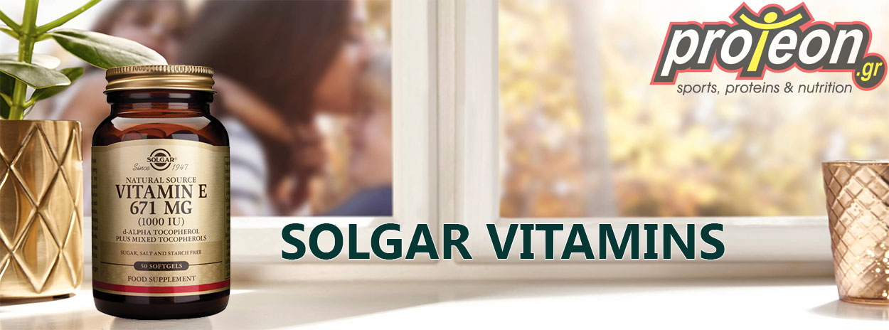 Solgar Βιταμίνη E Vitamin E 1000 IU, 100 softgels 