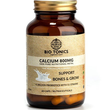 Calcium Support Bones & Grow 800 mg 60 vegan caps