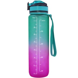 Ironflex-Water-Bottle-1000-ml-Purple-Green-2