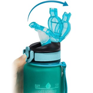 Ironflex-Water-Bottle-1000-ml-Purple-Green-4