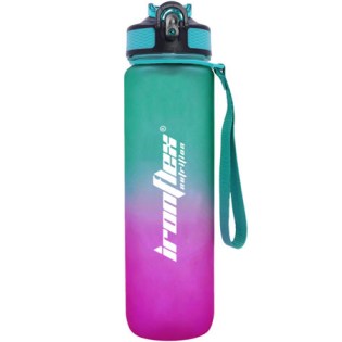 Ironflex-Water-Bottle-1000-ml-Purple-Green