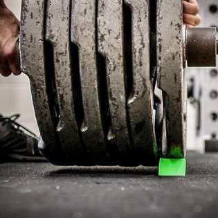 Power-System-Barbell-Insert-Deadlift-Wedge-Green-3