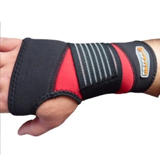 Power-System-Neoprene-Brace-Neo-Wrist-Support-Red-2