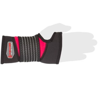 Power-System-Neoprene-Brace-Neo-Wrist-Support-Red