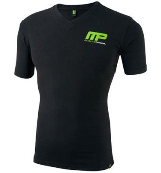 muscle-pharm-v-neck-logo-tee-black