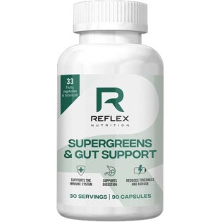 Supergreens & Gut Support 90 caps