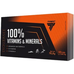100% Vitamins & Minerals 60 caps