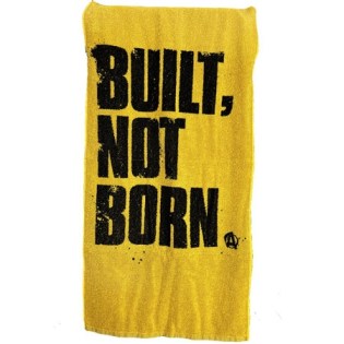 Animal Gym Towel Built, Not Born 50 x 100 cm