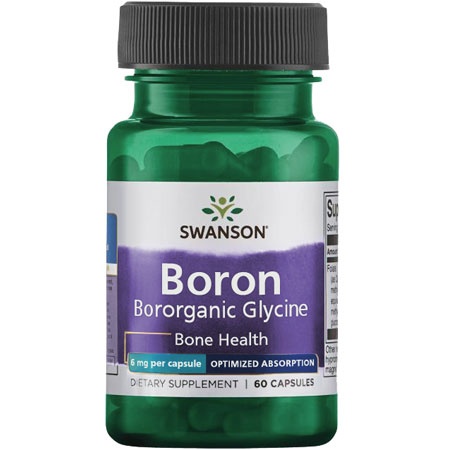 Boron Albion Boroganic Glycine 6 mg 60 veg caps