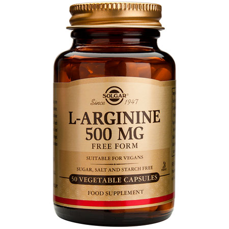 L-Arginine 500mg 50 veg. caps
