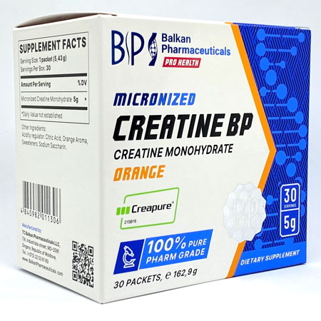 Creatine BP Unflavored 30 servs