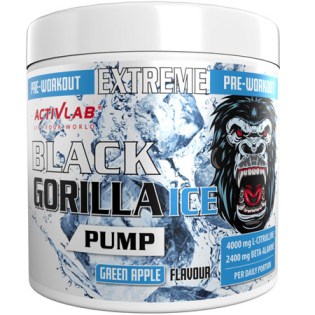 Activlab-Black-Gorilla-Ice-Pump-300-gr-Green-Apple