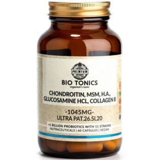 Biotonics-CHONDROITIN-MSM-HA-GLUCOSAMINE-HCL-COLLAGEN-II-60-veg-caps