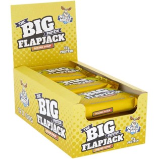 MuscleMoose-The-Big-Protein-Flapjack-12-x100-gr-Golden-Syrup