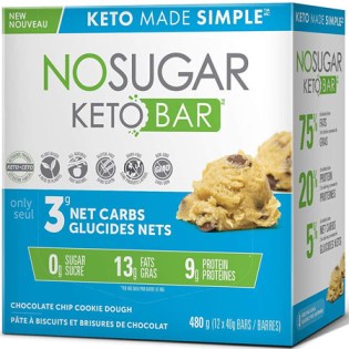 No-Sugar-Company-Keto-Bar-Snack-12-x-40-gr-Chocolate-Chip-Cookie-Dough