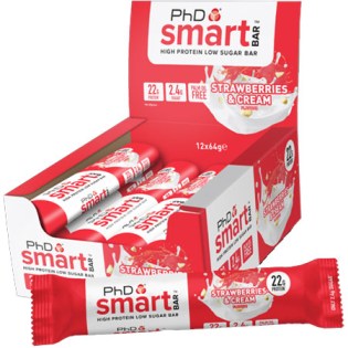 PhD-Smart-Bar-12-x-32-gr-Strawberries-Cream