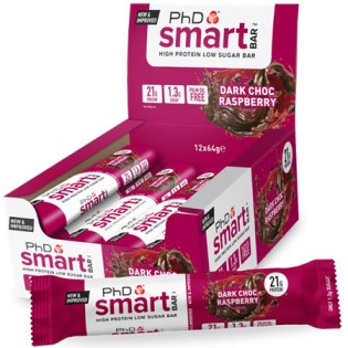 PhD-Smart-Bar-12-x-64-gr-Dark-Chocolate-Raspberry