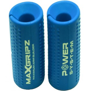 Power-System-Max-Gripz-Barbell-Extra-Large-Blue
